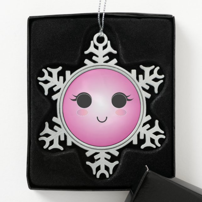 Cute Snowflake Ornament (Box)