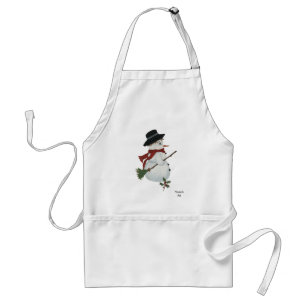 Cute Snowman Apron