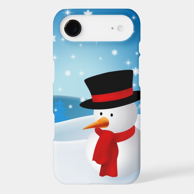 Cute Snowman Case-Mate Samsung Galaxy Case (Back)