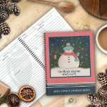 Cute Snowman Christmas Calories Quote Pink Recipe Notebook<br><div class="desc">Cute Christmas Calories snowman personalised recipe books for any age. Makes a unique and fun gift for sons, daughters, newlyweds etc. Fill out the pages with your favourite holiday recipes for an even ‘sweeter’ gift! Add grandmas secret recipes and keep the traditions alive. For more of my daily, inspirational artwork,...</div>