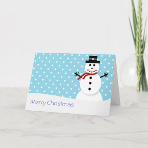 Cute Snowman Christmas Cards