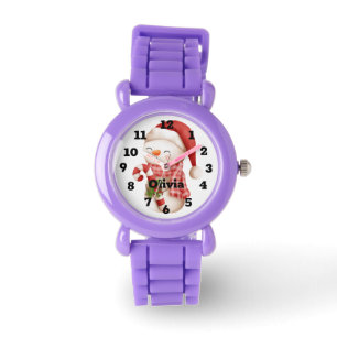 Cute Snowman Christmas Kids Watch