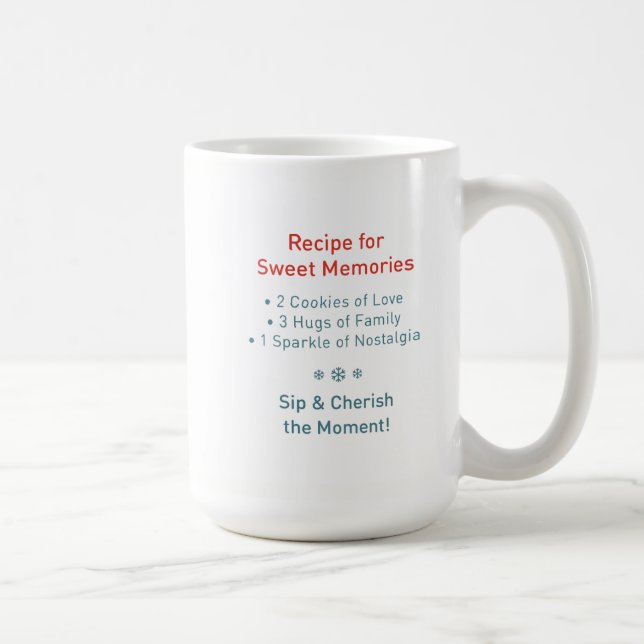Cute Snowman Christmas Mug Wrap (Right)