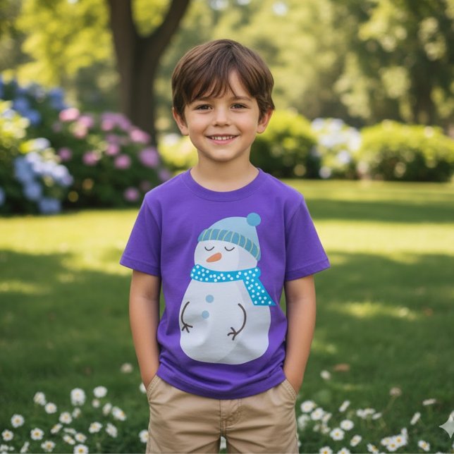 Cute Snowman Christmas T-Shirt (Creator Uploaded)