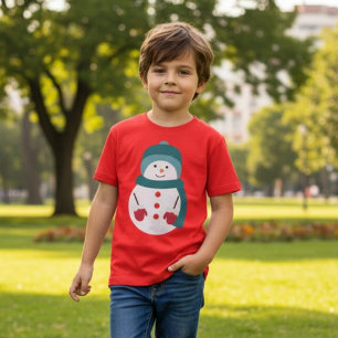 Cute Snowman Christmas T-Shirt
