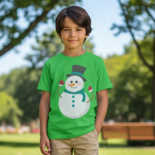 Cute Snowman Christmas T-Shirt