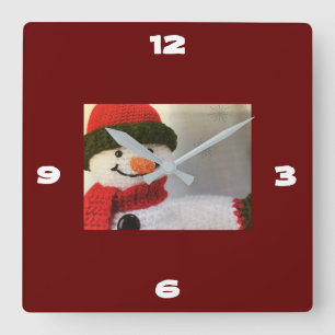 **CUTE SNOWMAN** CLOCK