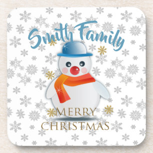 Cute Snowman Coaster