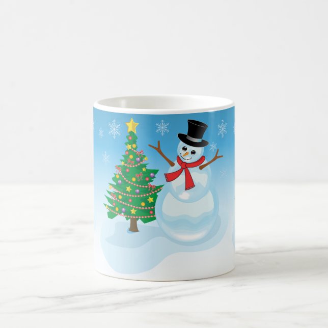 Cute Snowman Coffee Mug (Center)