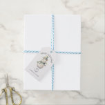 Cute Snowman Company Name Logo Merry Christmas  Gift Tags<br><div class="desc">Cute Snowman Company Name Logo Merry Christmas. You can change the font style and colours and the background colours on the front and back if you wish via the Click to Customise Further option. Easily upload your logo.</div>