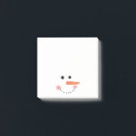 Cute Snowman Face Post-It Notes<br><div class="desc">Cute Snowman Face Post-It Notes are great for jotting down important notes to remember such as to do lists or grocery lists. The sticky notes are white with an adorable winter snowman face on the lower area. Available in different sizes and you customise any way you wish. Makes a great...</div>