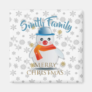 Cute Snowman Magnet