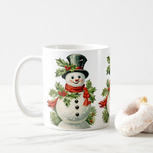 Cute Snowman: Merry Christmas Coffee Mug