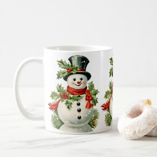 Cute Snowman: Merry Christmas Coffee Mug