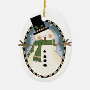 Cute snowman ornament