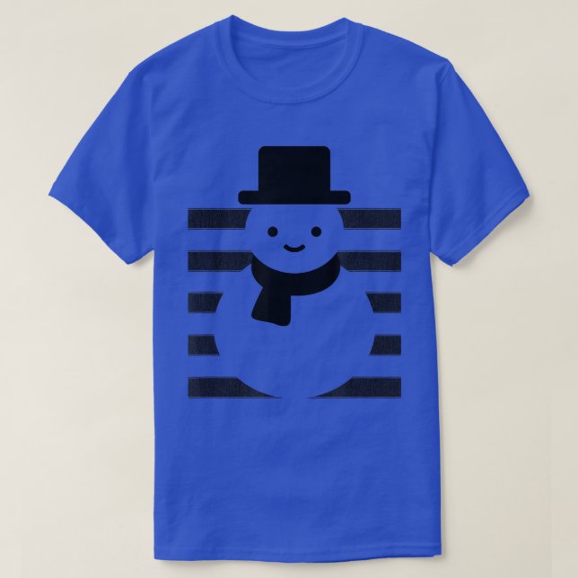 Cute Snowman, Snow Man, Winter, Kawaii, Christmas, T-Shirt (Design Front)