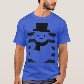 Cute Snowman, Snow Man, Winter, Kawaii, Christmas, T-Shirt
