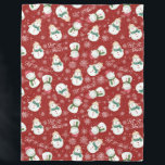 Cute Snowman Snowflake Whimsical Christmas Cosy Fleece Blanket<br><div class="desc">Two cute snowman are featured on this whimsical Christmas fleece blanket. One adorable snowman has on his Santa hat while the other is snug in his woodsman hat. White snowflakes and snow complete the holiday pattern.</div>