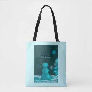 Cute Snowman Tote Bag