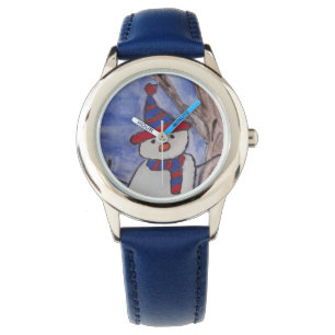 Cute Snowman Watch