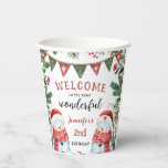 Cute Snowman Winter Christmas 2nd Birthday Paper Cups<br><div class="desc">Toast to a wonderful 2nd birthday with our 'Cute Snowman Winter Christmas 2nd Birthday Paper Cups'. These cups are the perfect addition to your winter celebration. Create cherished memories with every sip, and let the magic of the winter season fill the air. Order today to add a touch of magic...</div>