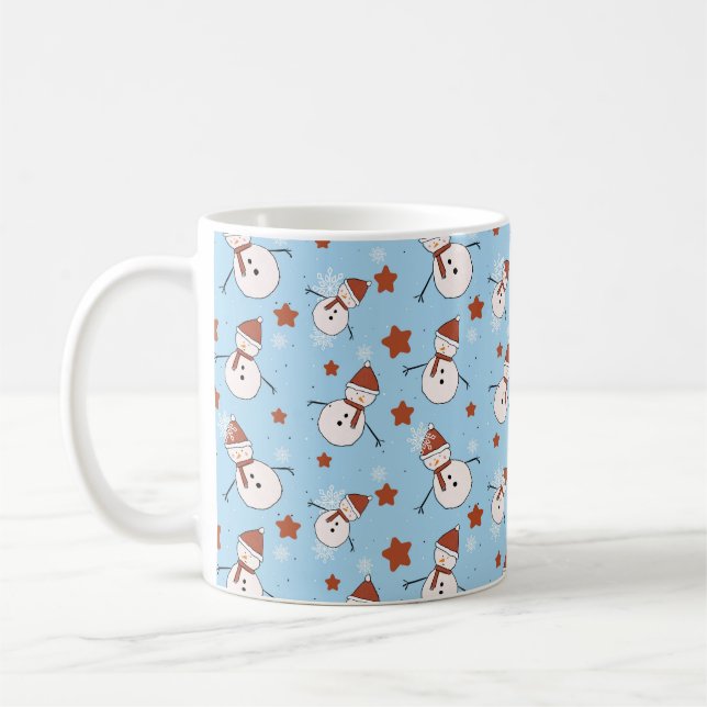 Cute Snowman Winter Mug (Left)
