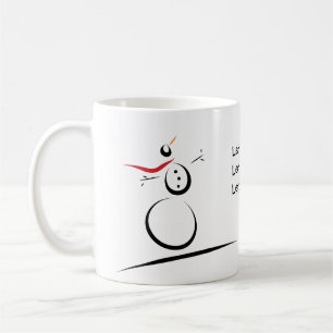 CUTE SNOWMEN 'Let it Snow' Coffee Mug