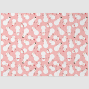 Cute Snowmen Tissue Paper