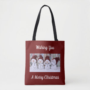 Cute Snowmen Tote