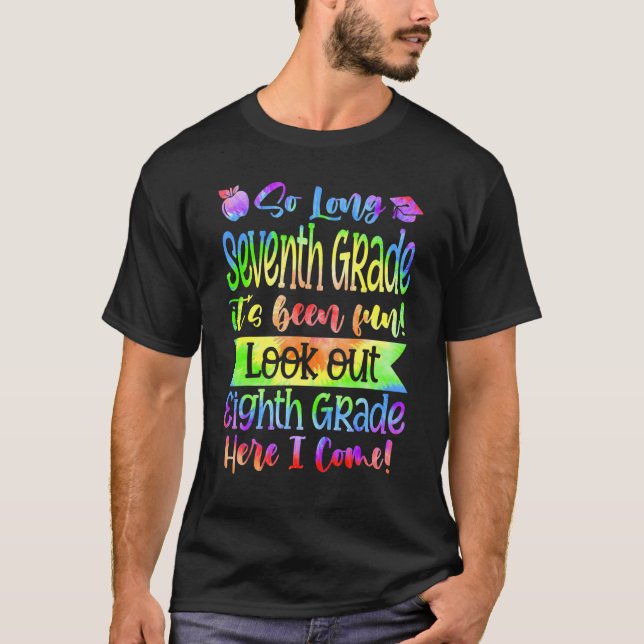 Cute So Long Seventh Grade Look Out Eighth Grade H T-Shirt (Front)