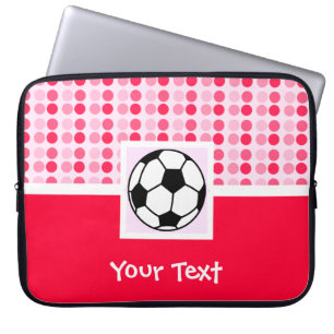 Cute Soccer Ball Laptop Sleeve