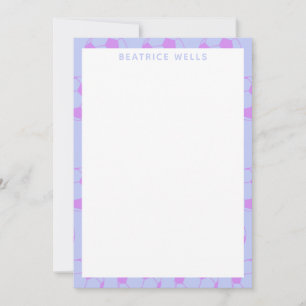 Cute Soccer Ball Pattern in Purple Personalised