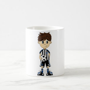 Cute Soccer Boy Mug