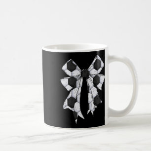 Cute Soccer Byll Coquette Bow For Women Girls Kid  Coffee Mug