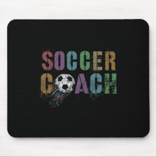 Cute Soccer Coach Scoring Club Coach Cleats Game _ Mouse Mat
