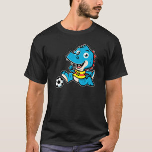 Cute Soccer Dinosaur T-Shirt