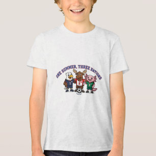 Cute Soccer Fan USA Canada Mexico 2026 Tri-Blend Shirt