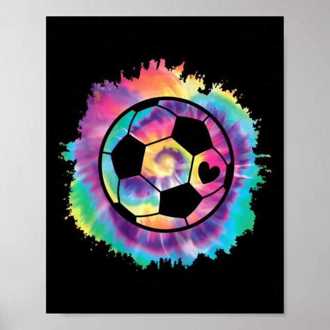 Cute Soccer Girl Player Soccer Lover Women Girls K Poster (Front)