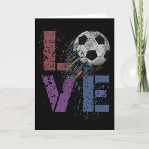 Cute Soccer Love Valentine Game Day Mama Goal Kids Card