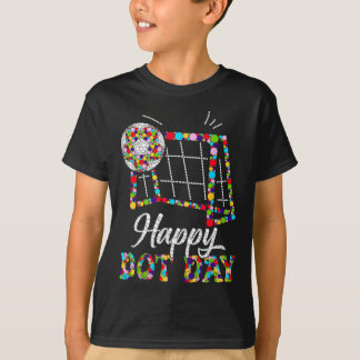 Cute Soccer Polka Dot Art Student Happy Dot Day Gi T-Shirt