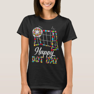 Cute Soccer Polka Dot Art Student Happy Dot Day Gi T-Shirt