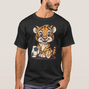 Cute Soccer Tiger T-Shirt