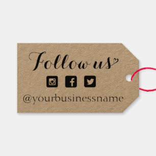 cute social media icon follow us business Tag