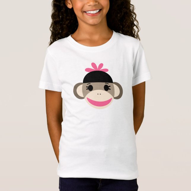 Cute Sock Monkey T-Shirt (Front)