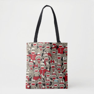 "Cute Sock Monkey" TOTE