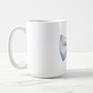 Cute Soft Blue Watercolor Ribbon Bow Coquette Aest Coffee Mug