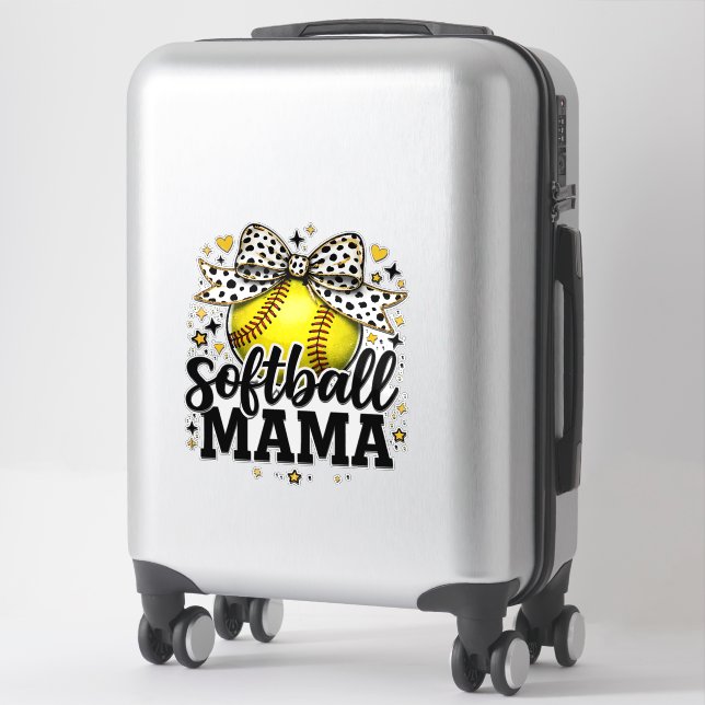Cute Softball Mama (Suitcase)