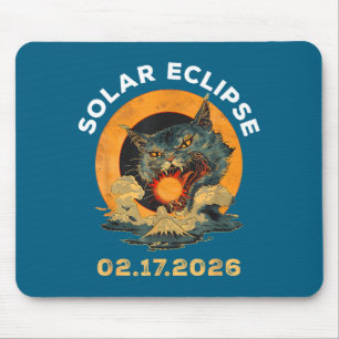 Cute Solar Eclipse 02 17 26 Mouse Mat