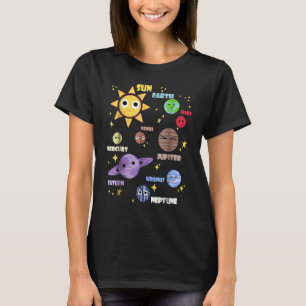 Cute Solar System Kids Toddlers Astronomy T-Shirt