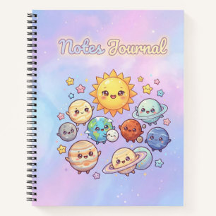 Cute Solar System Notes Journal